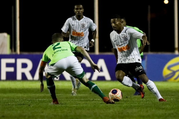 Raul no duelo contra o Juventude, pela Copinha São Paulo