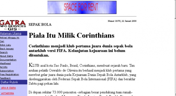 Jornal Gatra, da Indonésia