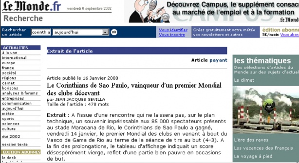 Jornal Le Monde, da Frana