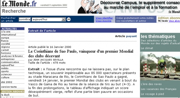 Jornal Le Monde, da França