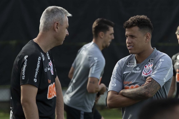 Tiago Nunes e Sidcley no treino em solo americano para estreia no Torneio da Flórida
