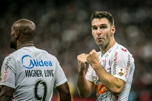 Boselli comemora seu gol nesta quarta-feira pela Libertadores contra o Guaraní