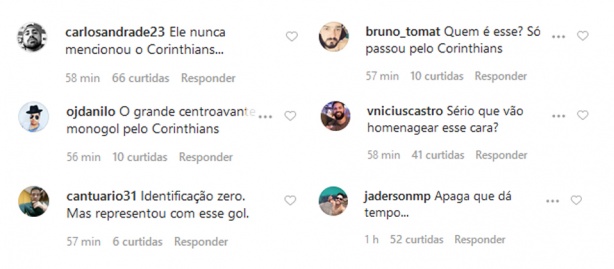 Torcida não gostou da homenagem para Adriano