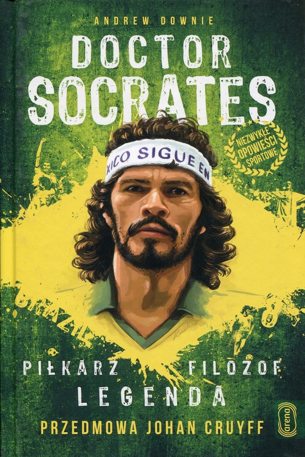 Capa do livro Doctor Scrates: Footballer, Philosopher, Legend