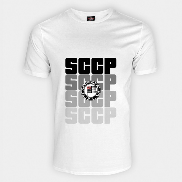 Camiseta Corinthians SCCP 1910 Masculina - Branco