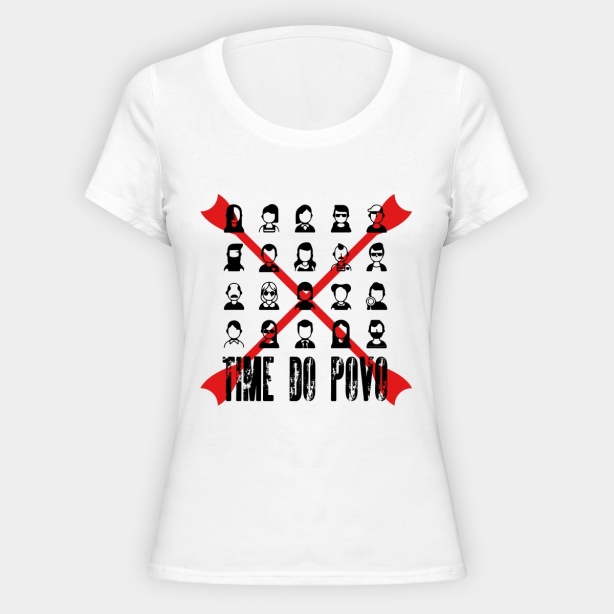 Camiseta Corinthians Time do Povo Feminina