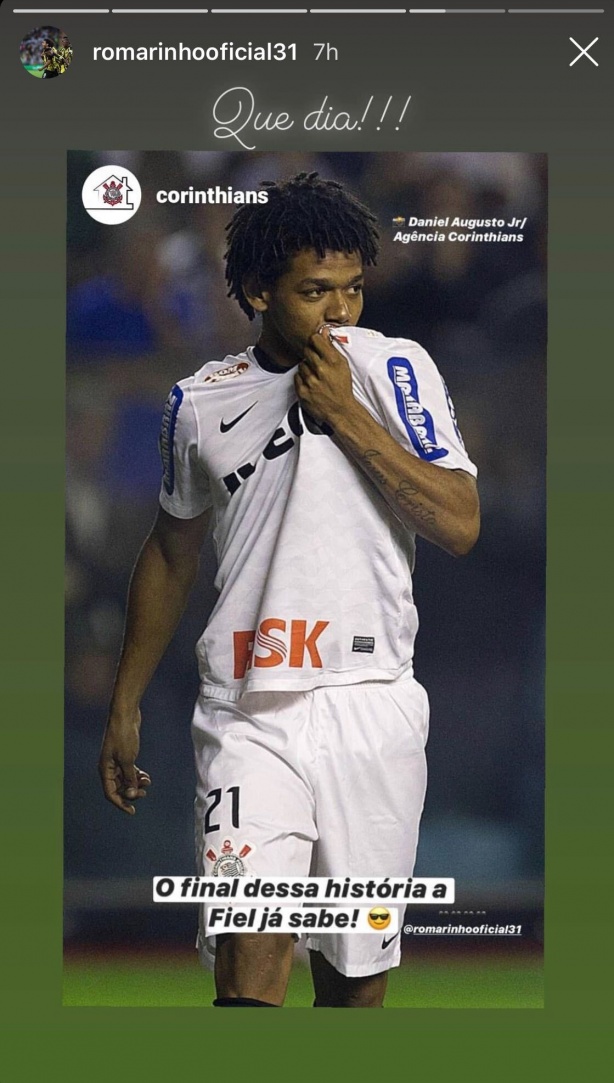 Que ano o Romarinho saiu do Corinthians?