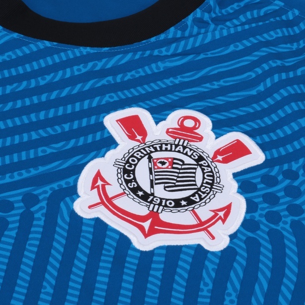 Escudo da nova camisa de goleiro do Corinthians