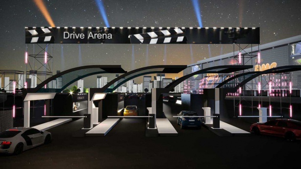 Projeto drive-in na Arena
