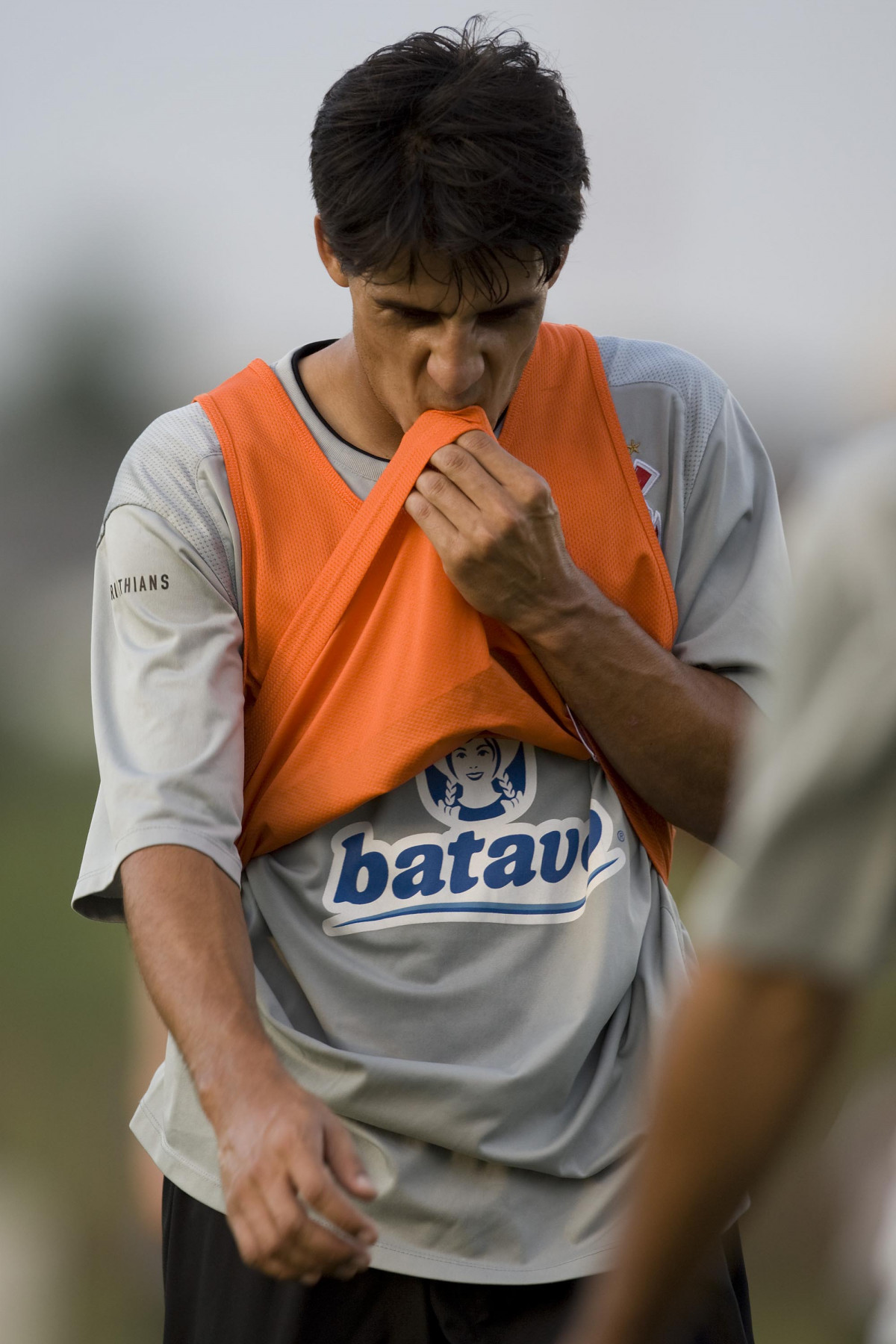 Durante o treino do Corinthians realizado na esta tarde no Parque Ecolgico do Tiete. O prximo jogo ser contra o Vasco da Gama, quarta-feira, 27/05 a noite, no Maracan, no primeiro jogo das semi finais da Copa do Brasil 2009