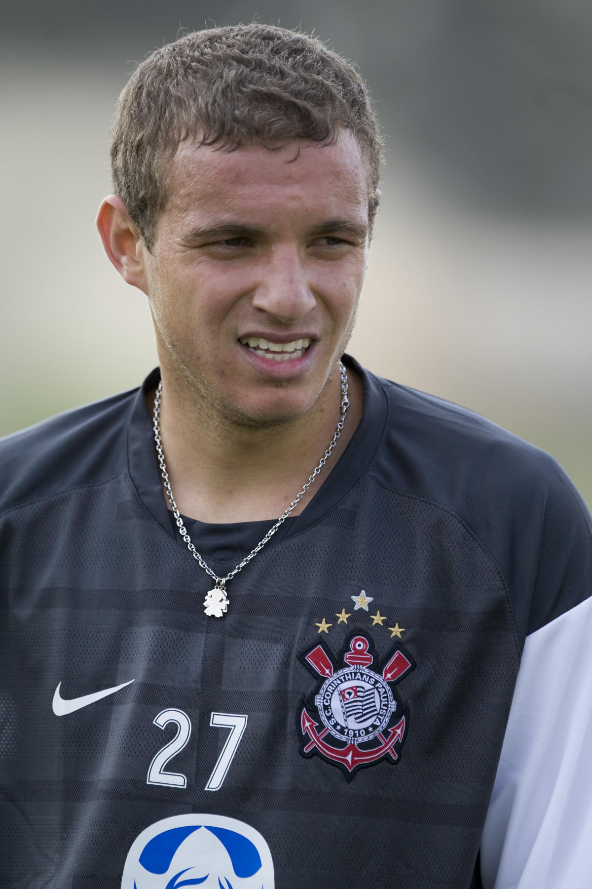 Marcelo Mattos durante o treino desta tarde do Corinthians, realizado no CT do Parque Ecolgico do Tiete, zona leste da cidade. ; o prximo jogo do time ser amanh, quarta-feira, 02/09, contra o Santos, no Pacaembu, pelo returno do Campeonato Brasileiro 2009