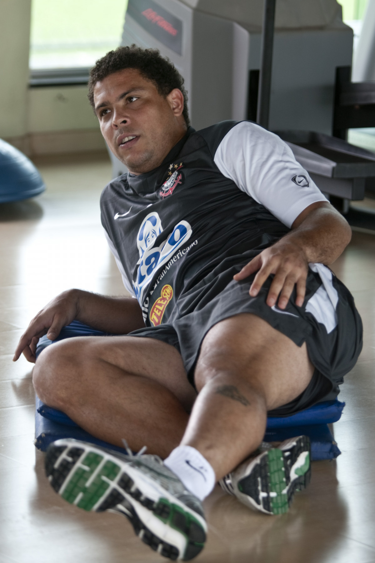 Ronaldo durante o treino do Corinthians realizado esta manh no SPA Sport Resort, na cidade de Itu, interior de So Paulo; o prximo compromisso ser um amistoso internacional contra o Huracan, da Argentina, dia 14/01 no Pacaembu;