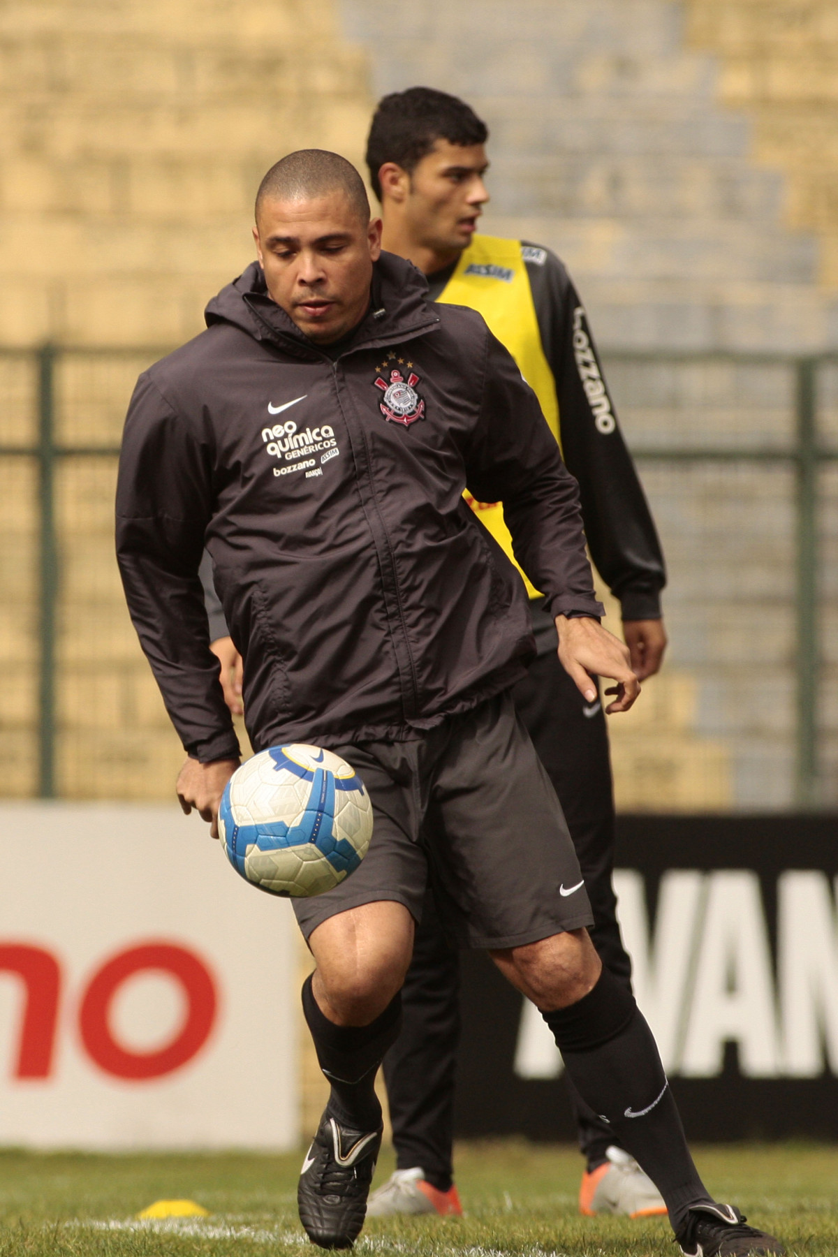 Ronaldo do Corinthians durante treino realizado no Parque So Jorge