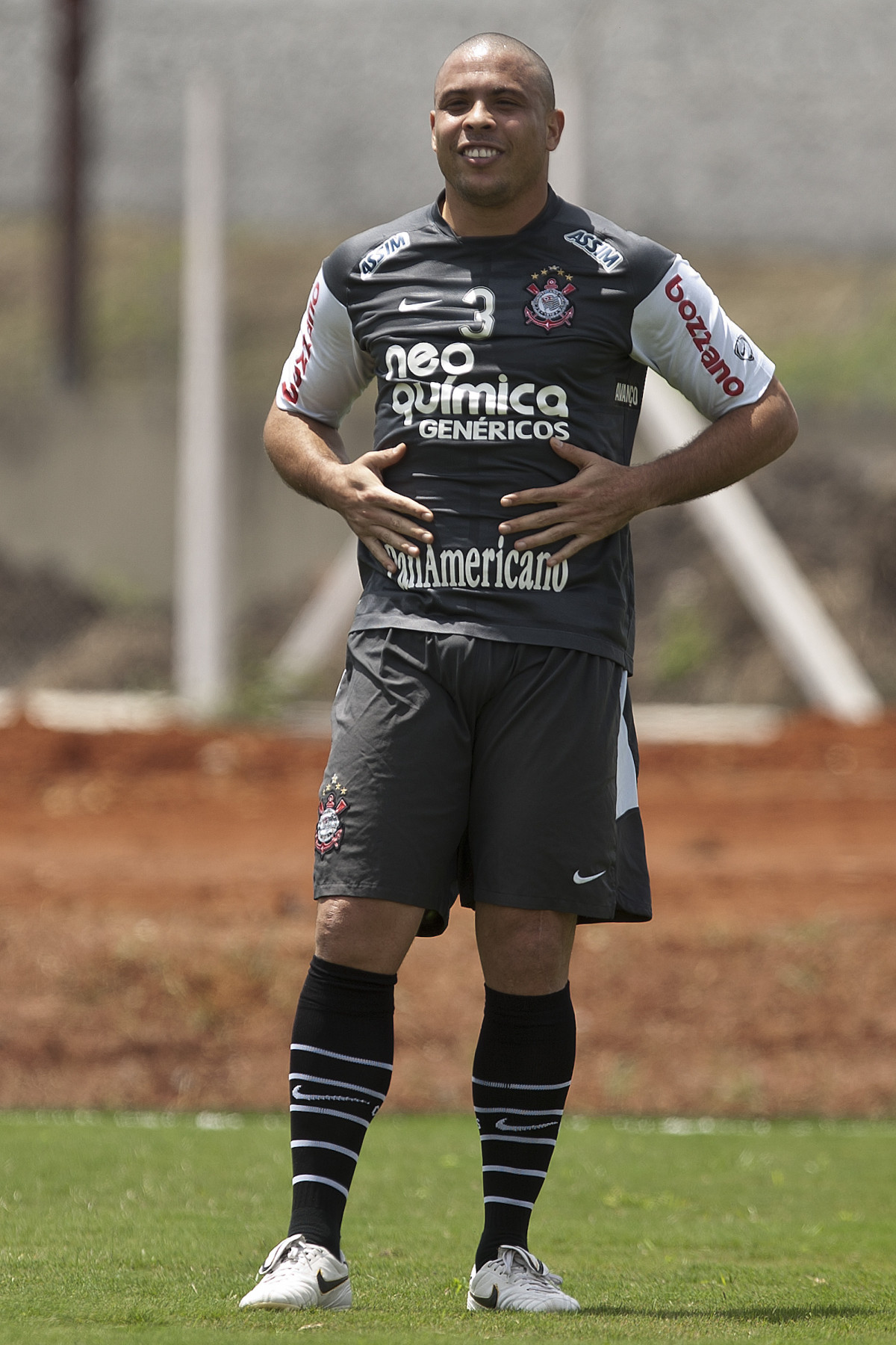 Ronaldo durante o treino do Corinthians, realizado esta manh no CT Joaquim Grava, no Parque Ecolgico do Tiete. O prximo jogo da equipe, ser domingo dia 10/10, contra o Atltico-GO, no Pacaembu, pela 29. a rodada do Campeonato Brasileiro de 2010