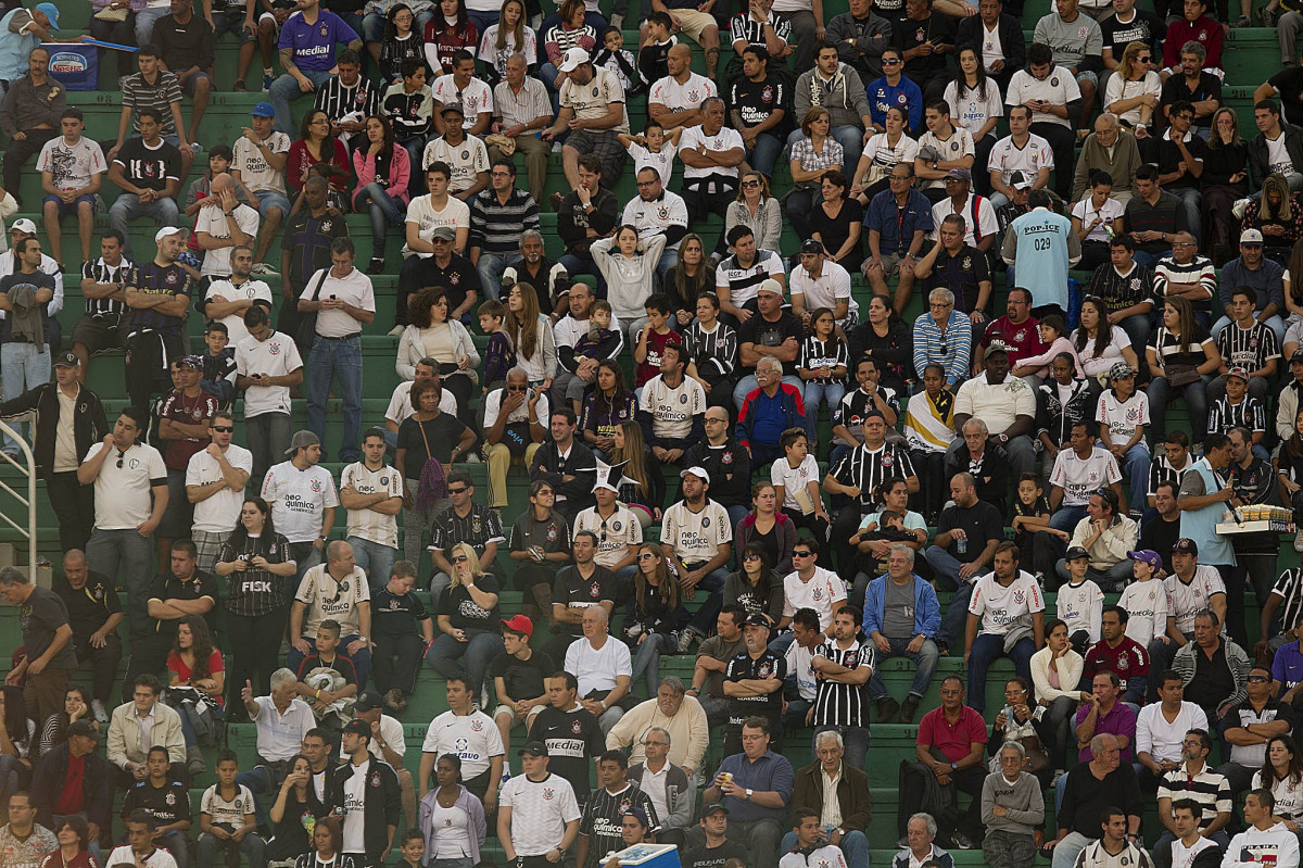 Durante a partida entre Corinthians x Fluminense, realizada esta tarde no estádio do Pacaembu, válida pela 1ª rodada do Campeonato Brasileiro de 2012