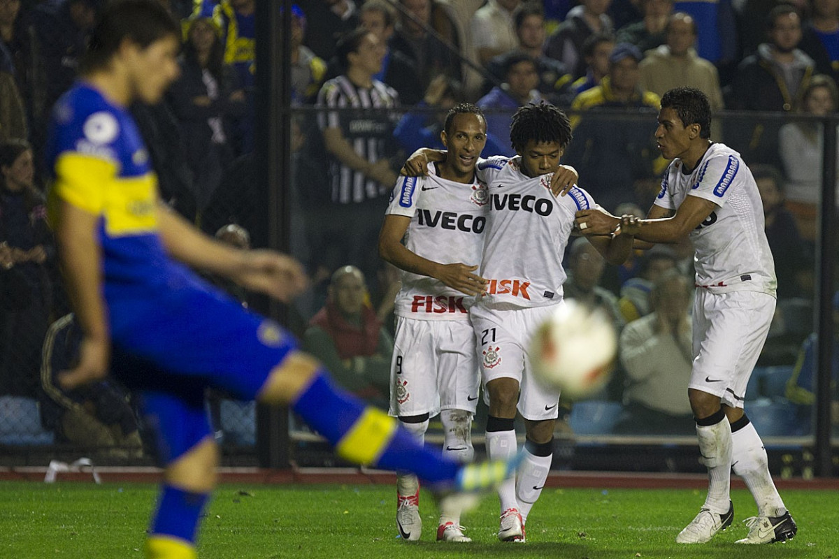 Durante a partida entre Boca Juniors/Argentina