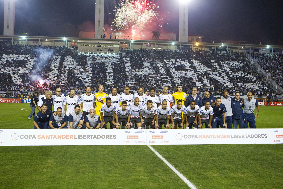 Durante a partida entre Corinthians/Brasil x Boca Juniors/Argentina, realizada esta noite no estdio do Pacaembu, jogo de volta, vlido pela final da Copa Libertadores de Amrica 2012