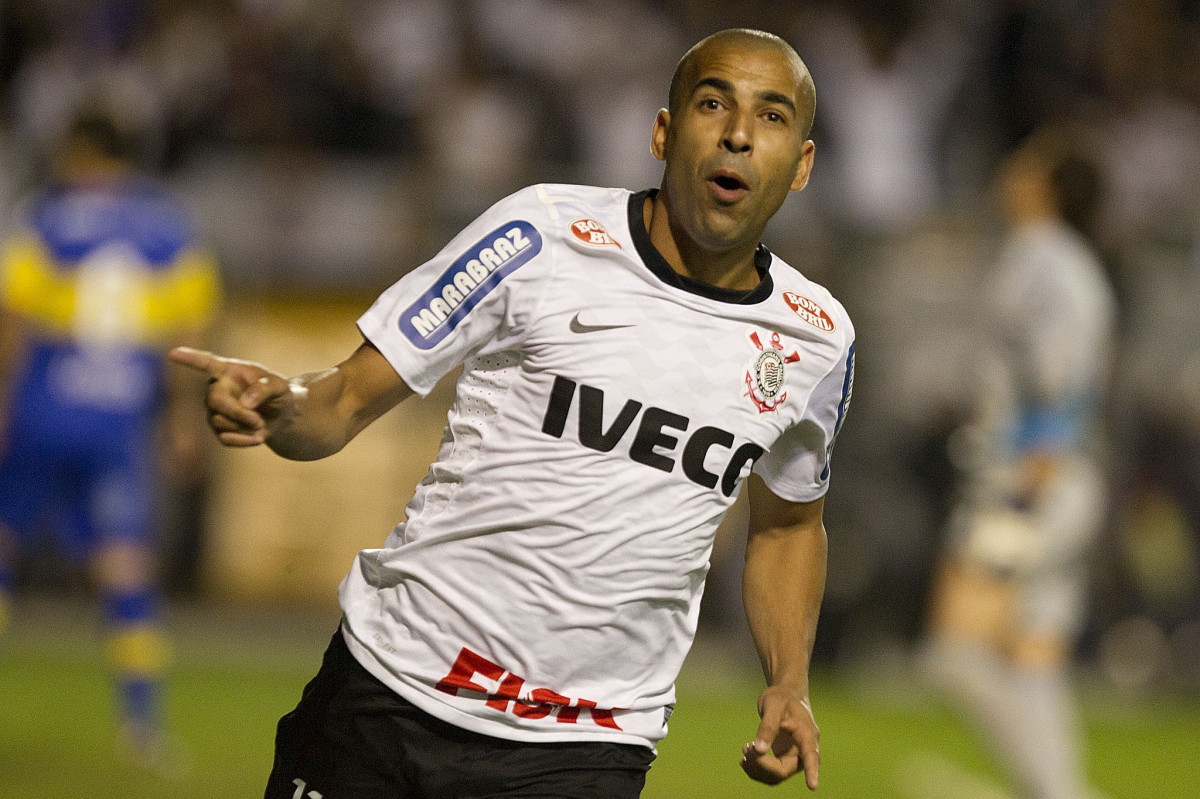 Durante a partida entre Corinthians/Brasil x Boca Juniors ...