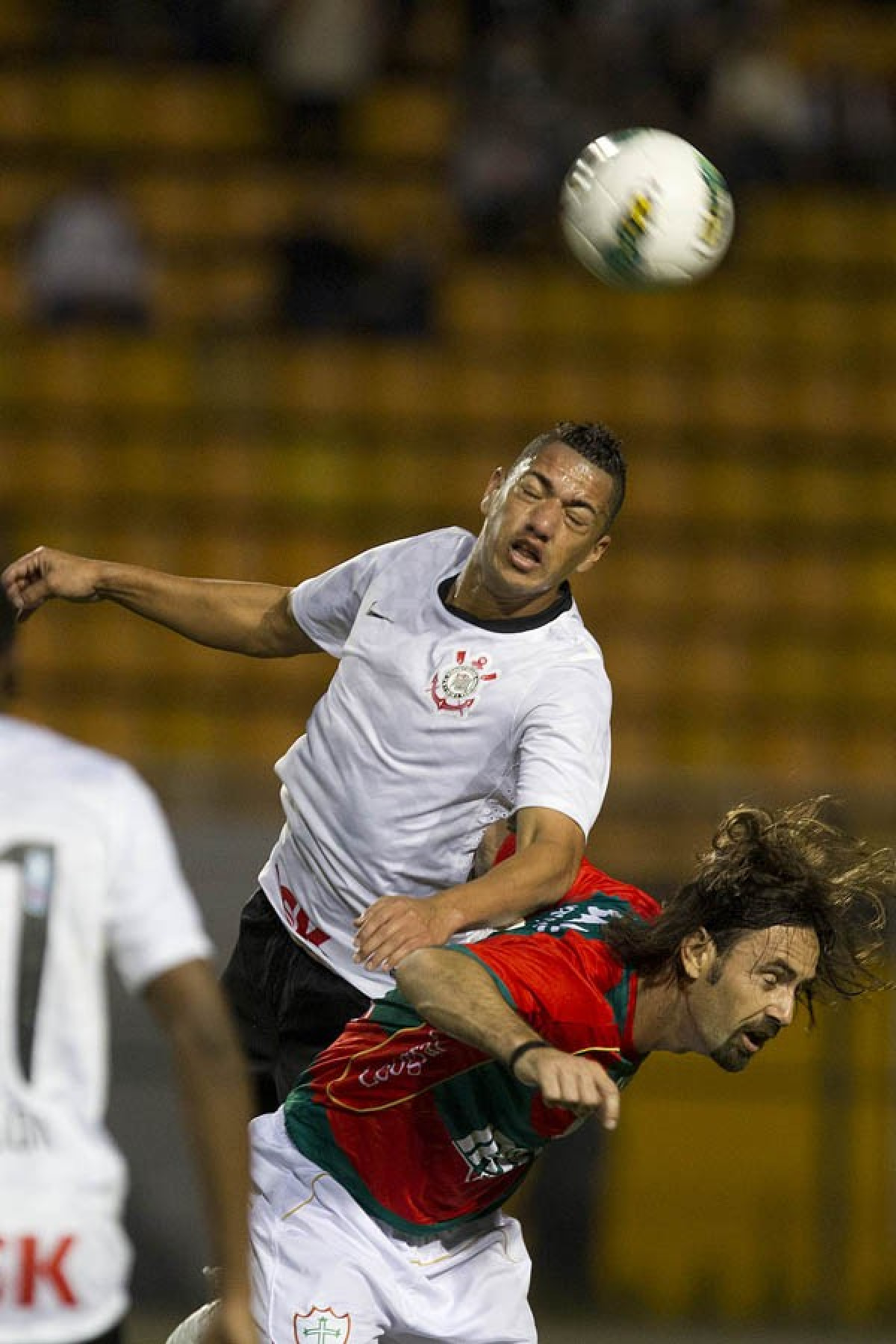 Durante a partida entre Corinthians x Portuguesa, realizada esta noite no estdio do Pacaembu, jogo vlido pela11 rodada do Campeonato Brasileiro de 2012