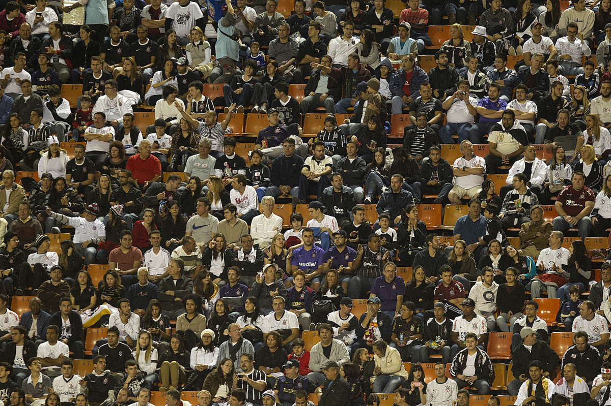 Durante a partida entre Corinthians x Portuguesa, realizada esta noite no estdio do Pacaembu, jogo vlido pela11 rodada do Campeonato Brasileiro de 2012