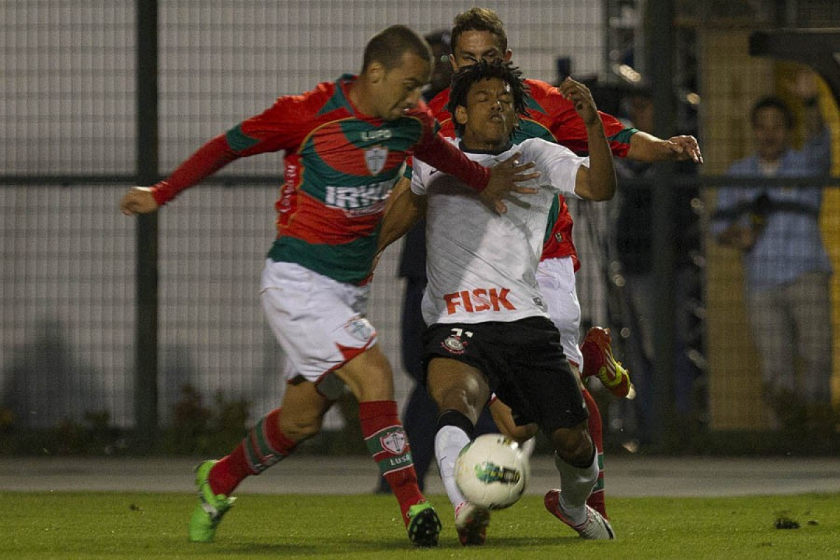 Durante a partida entre Corinthians x Portuguesa, realizada esta noite no estádio do Pacaembu, jogo válido pela11ª rodada do Campeonato Brasileiro de 2012
