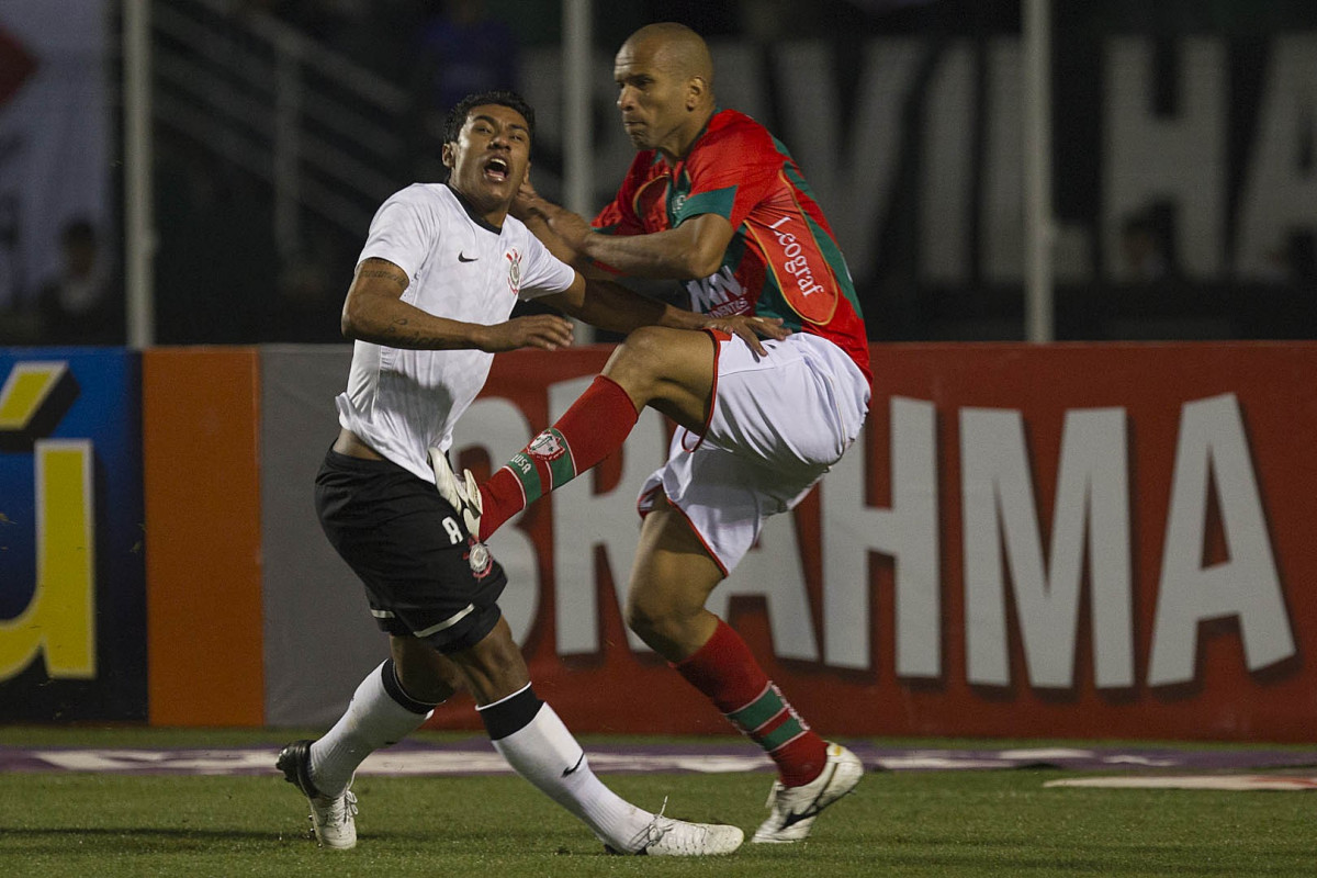 Durante a partida entre Corinthians x Portuguesa, realizada esta noite no estdio do Pacaembu, jogo vlido pela11 rodada do Campeonato Brasileiro de 2012