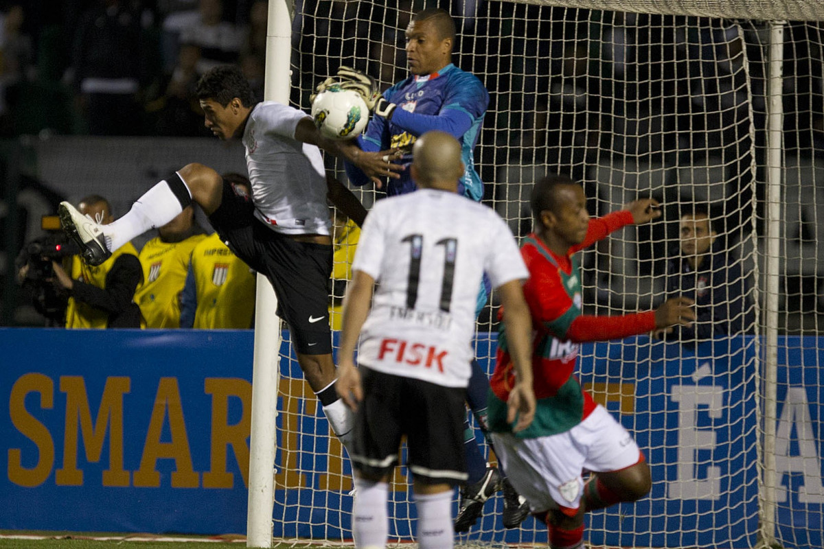 Durante a partida entre Corinthians x Portuguesa, realizada esta noite no estdio do Pacaembu, jogo vlido pela11 rodada do Campeonato Brasileiro de 2012