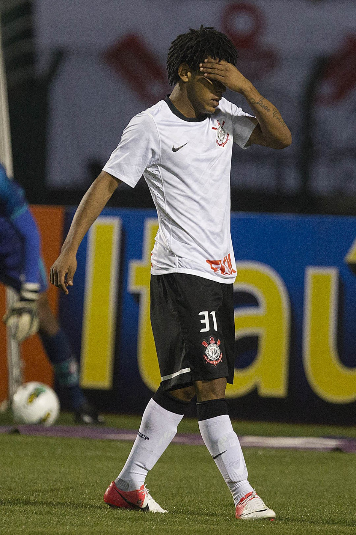 Durante a partida entre Corinthians x Portuguesa, realizada esta noite no estádio do Pacaembu, jogo válido pela11ª rodada do Campeonato Brasileiro de 2012