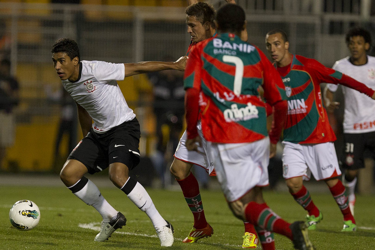 Durante a partida entre Corinthians x Portuguesa, realizada esta noite no estdio do Pacaembu, jogo vlido pela11 rodada do Campeonato Brasileiro de 2012