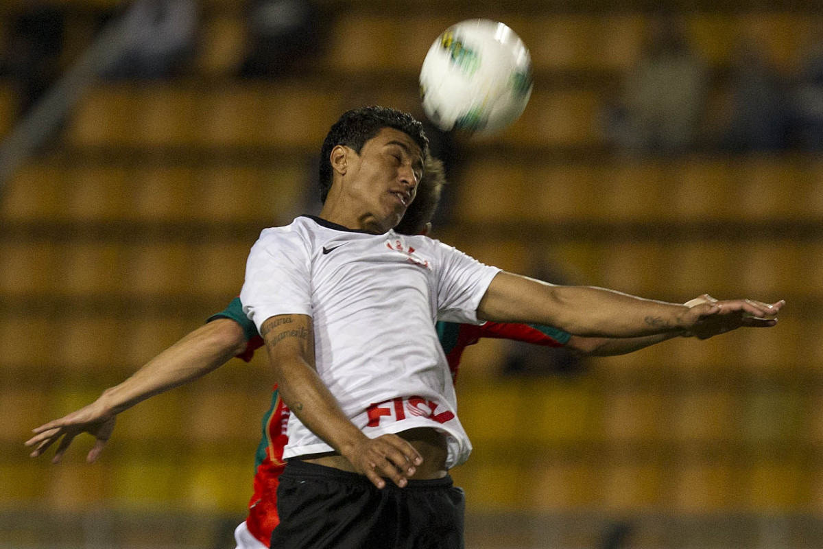 Durante a partida entre Corinthians x Portuguesa, realizada esta noite no estdio do Pacaembu, jogo vlido pela11 rodada do Campeonato Brasileiro de 2012