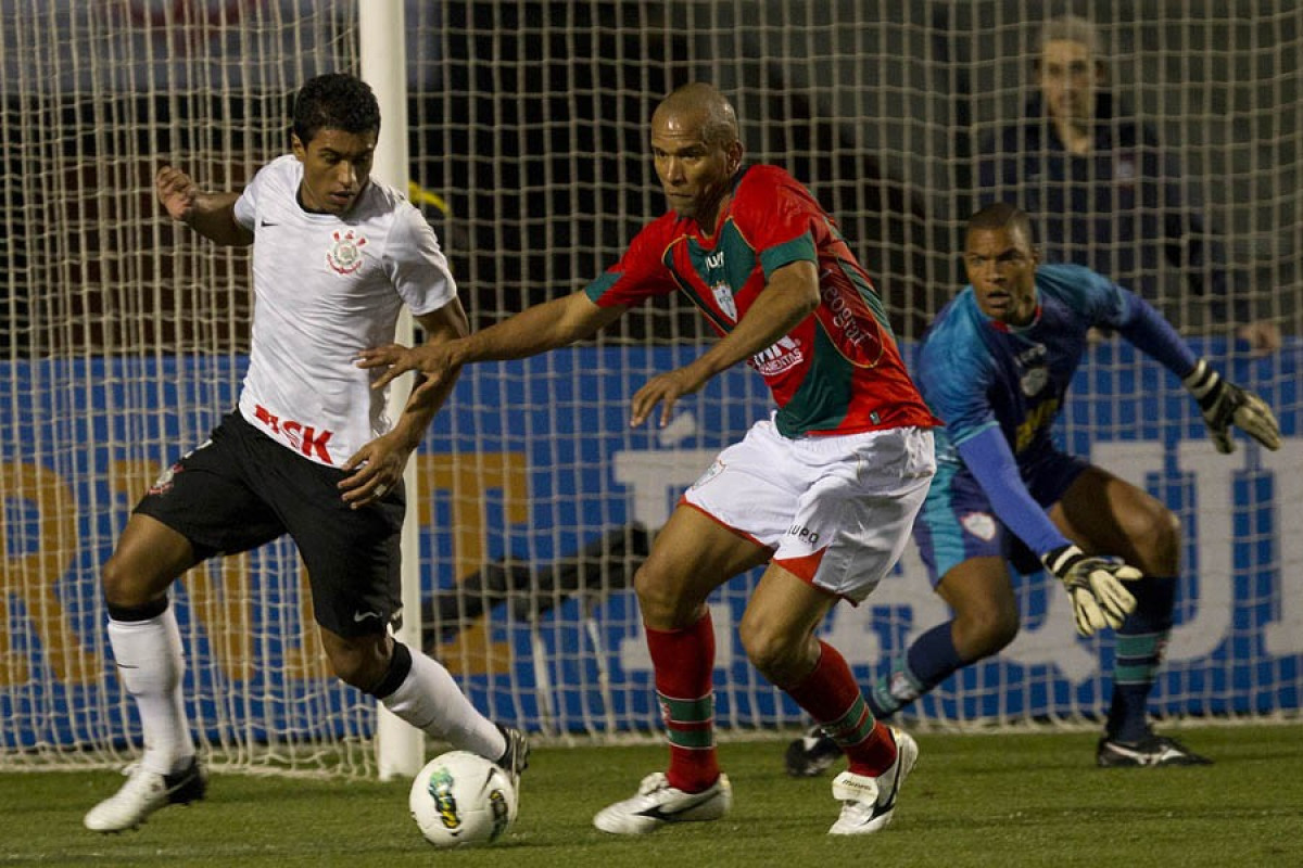 Durante a partida entre Corinthians x Portuguesa, realizada esta noite no estdio do Pacaembu, jogo vlido pela11 rodada do Campeonato Brasileiro de 2012