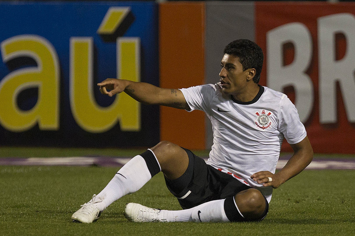 Durante a partida entre Corinthians x Portuguesa, realizada esta noite no estdio do Pacaembu, jogo vlido pela11 rodada do Campeonato Brasileiro de 2012