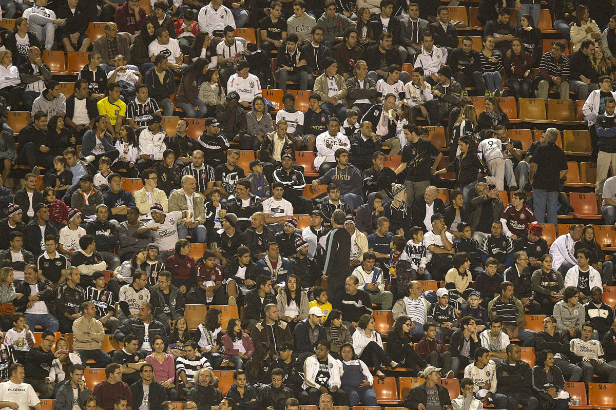 Durante a partida entre Corinthians x Cruzeiro, realizada esta noite no estádio do Pacaembu, jogo válido pela 12ª rodada do Campeonato Brasileiro de 2012