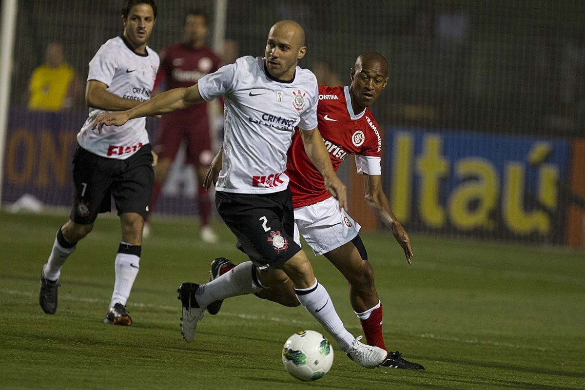 Durante a partida entre Corinthians x Internacional/RS, realizada esta noite no estdio do Pacaembu, jogo vlido pela 17 rodada do Campeonato Brasileiro de 2012