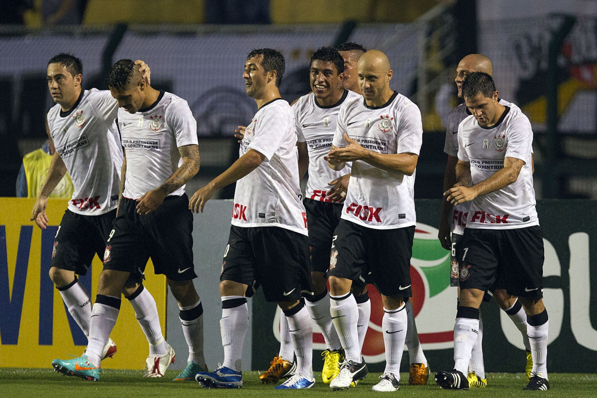 Durante a partida entre Corinthians x Coritiba, realizada esta noite no estdio do Pacaembu, jogo vlido pela 35 rodada do Campeonato Brasileiro de 2012