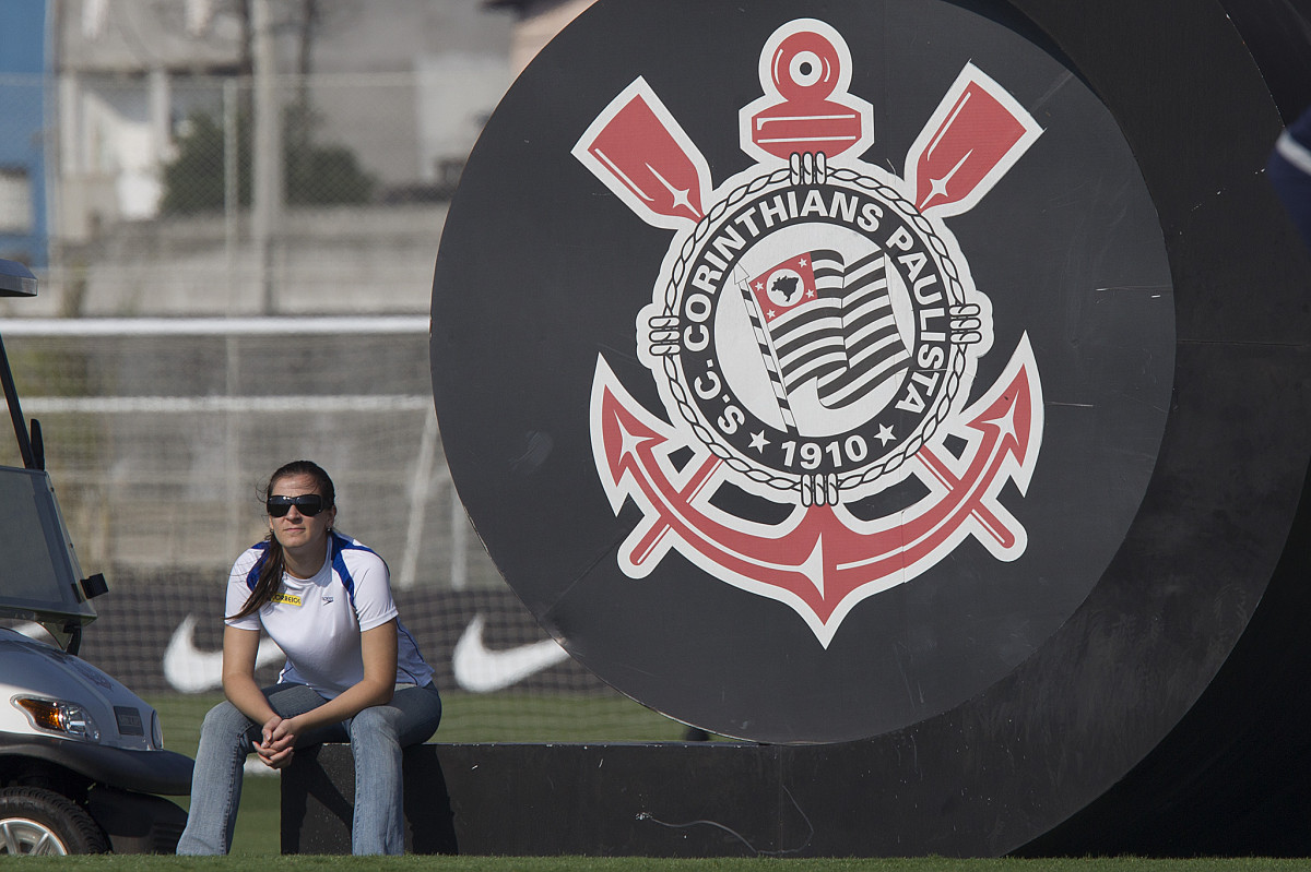Durante evento no Museu do Futebol, no Pacaembu, o Corinthians anunciou seu novo patrocinador master, a Caixa Economica Federal; So Paulo / SP - Brasil - 20/11/2012