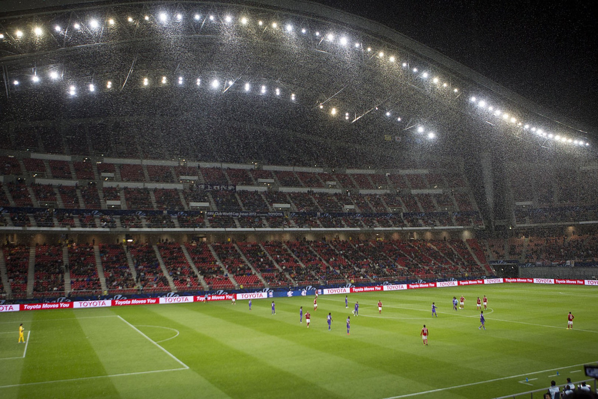 Mais a comissão tecnica fora ao estádio de Toyota, para ...