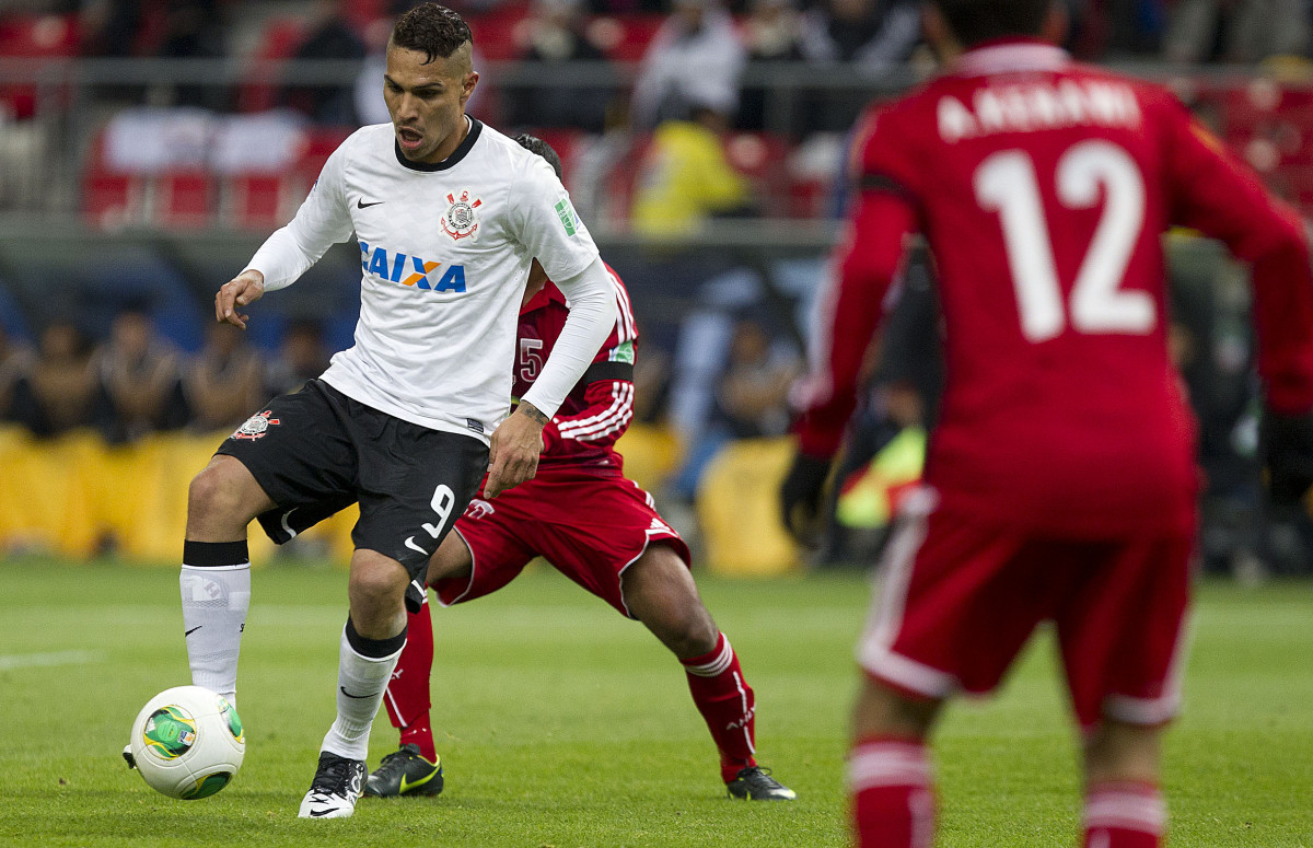 Durante o jogo esta noite entre Corinthians/Brasil x Al Ahly/Egito