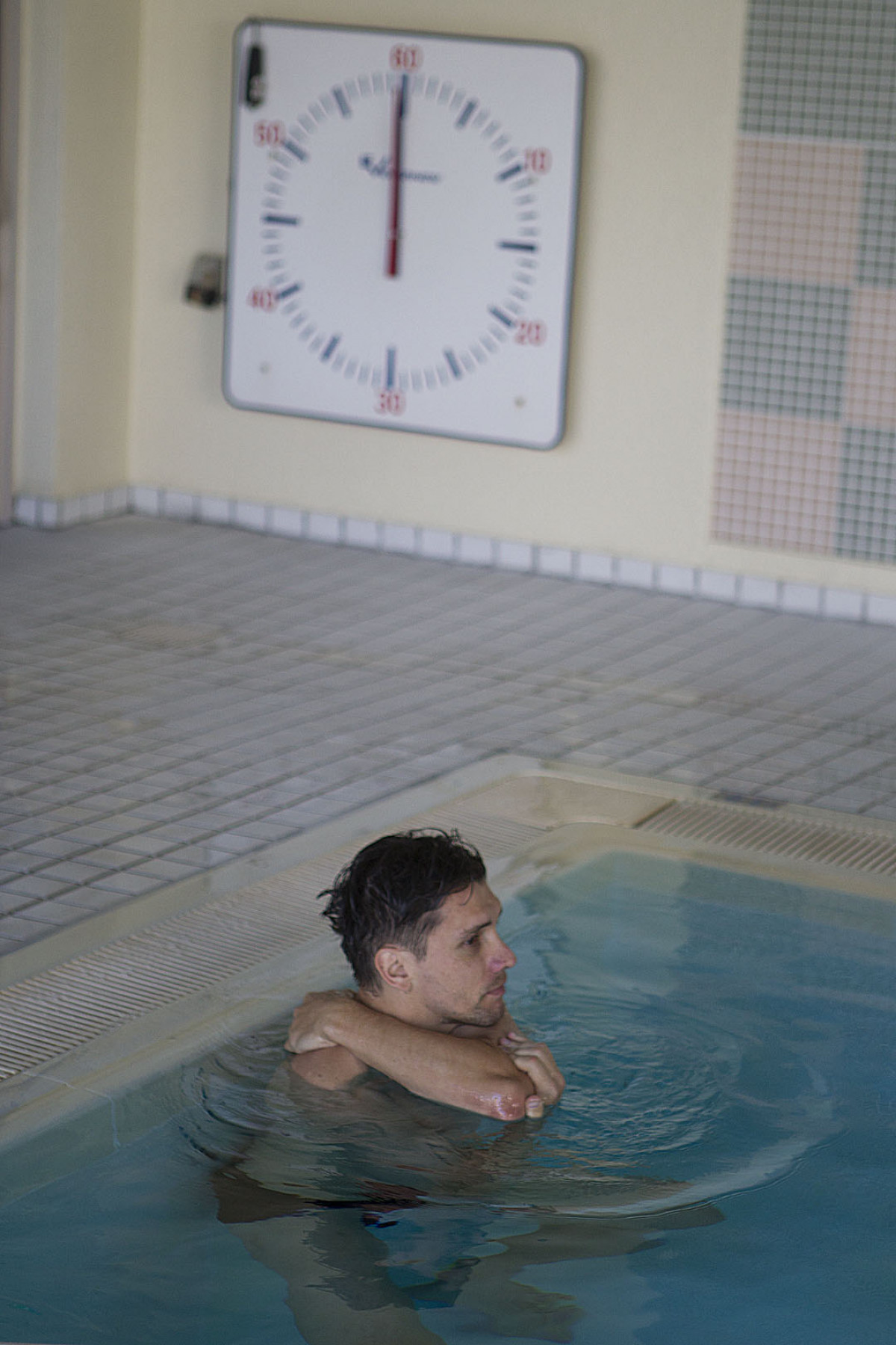 Durante O Treino De Recuperacao Do Corinthians Na Piscina Do Hilton Hotel Esta Manha Apos O