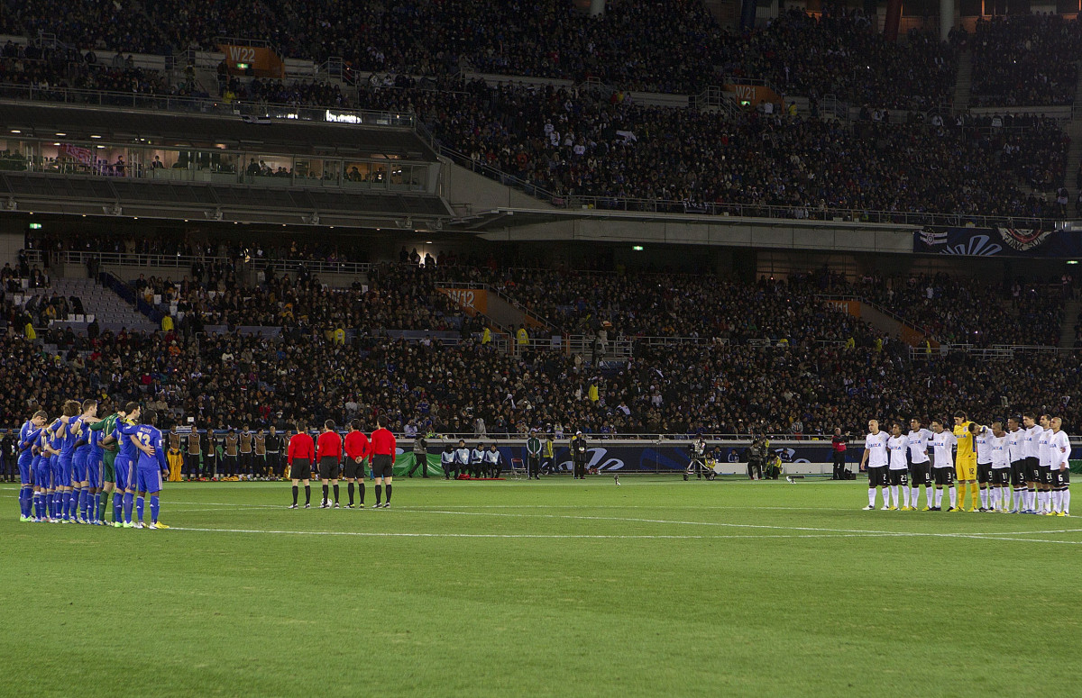 Durante o jogo esta noite entre Corinthians/Brasil x Chelsea/Inglaterra, no Yokohama Stadium, vlido pela final do Campeonato Mundial Interclubes organizado pela FIFA 2012 - Yokohama/Japan