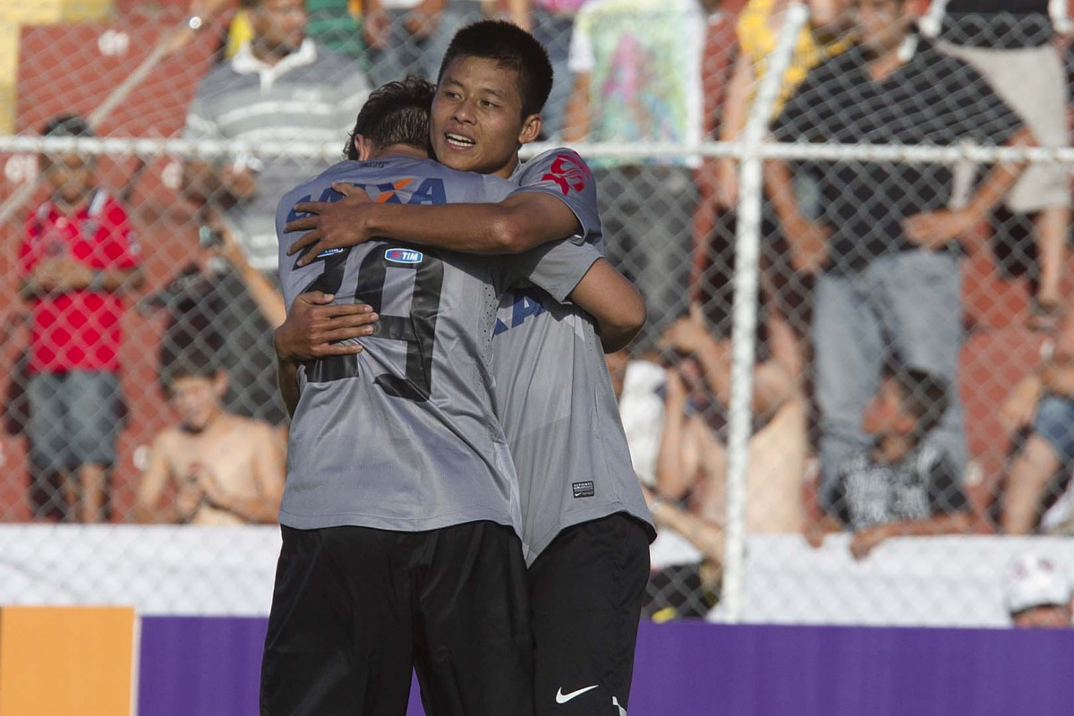 Durante o jogo esta tarde entre Paulista x Corinthians, no estádio Jaime Cintra , em Jundiaí, válido pela 1ª rodada do Campeonato Paulista 2013 - Jundiaí/SP