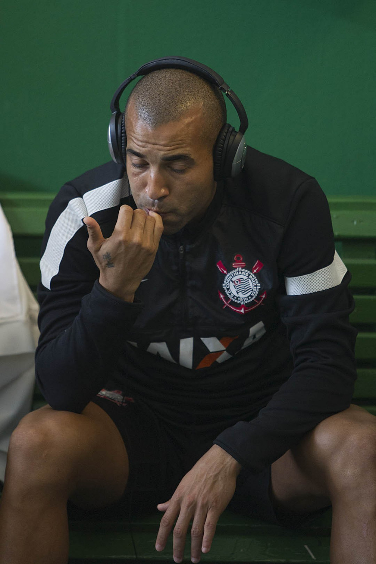 Nos vestiários antes da partida entre Guarani/Campinas x Corinthians realizada esta tarde no estádio Brinco de Ouro da Princesa, jogo válido pela 14ª rodada do Campeonato Paulista de 2013