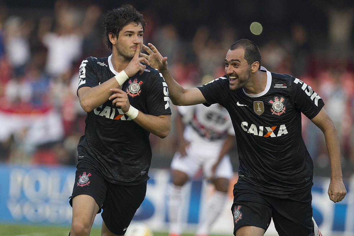 Durante a partida entre So Paulo x Corinthians realizada esta tarde no estdio do Morumbi, jogo vlido pela 16 rodada do Campeonato Paulista de 2013