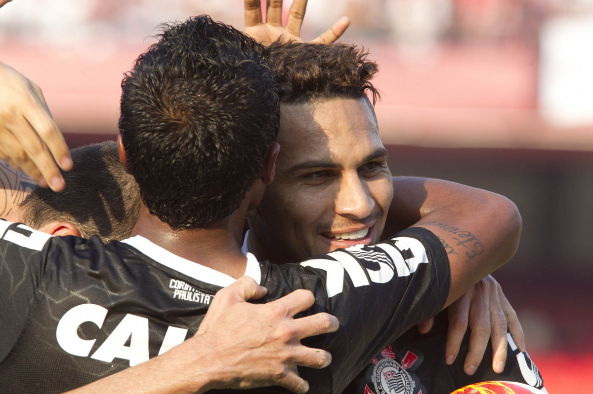 Durante a partida entre So Paulo x Corinthians realizada esta tarde no estdio do Morumbi, jogo vlido pela 16 rodada do Campeonato Paulista de 2013