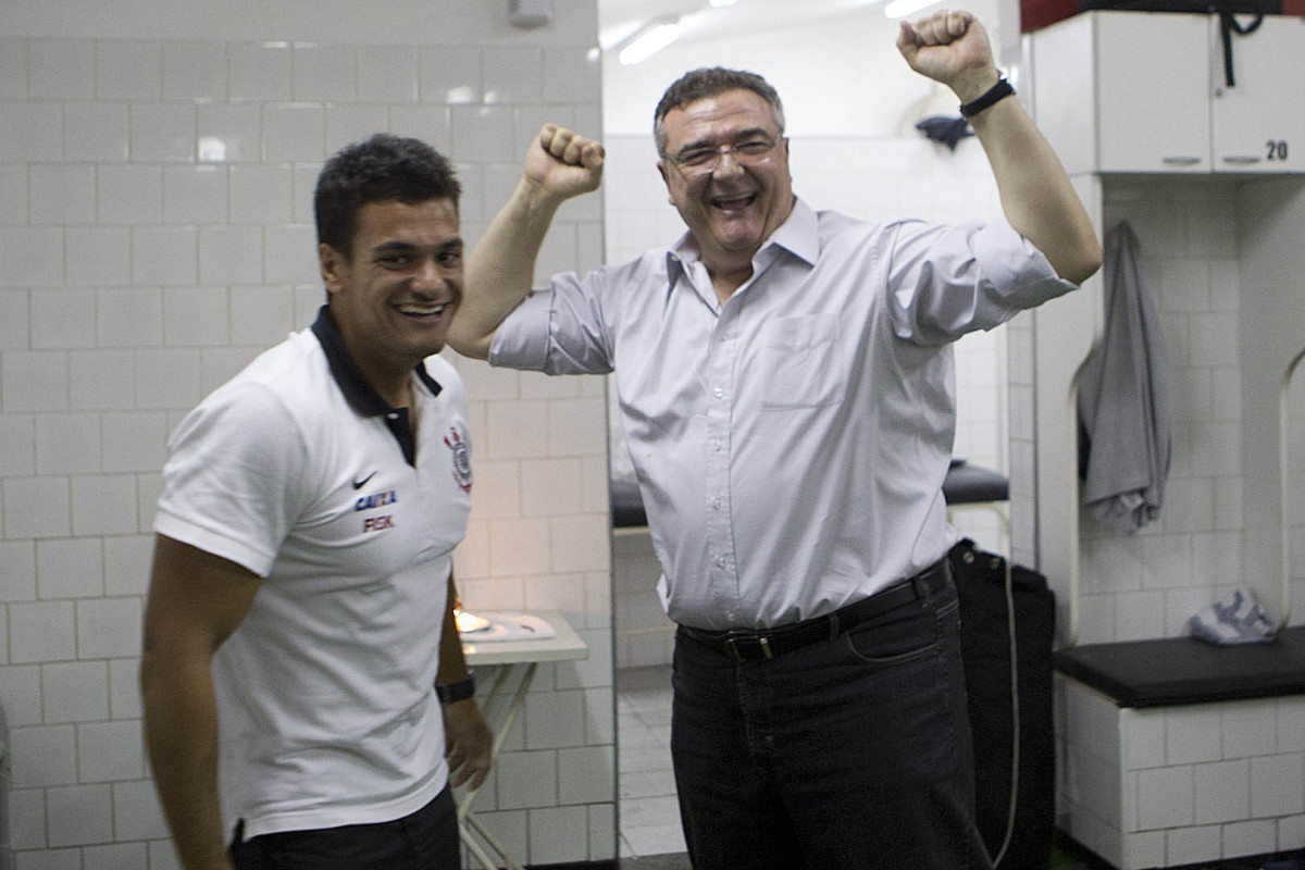 Durante a partida entre São Paulo x Corinthians realizada esta tarde no estádio do Morumbi, jogo válido pelas semifinais do Campeonato Paulista de 2013