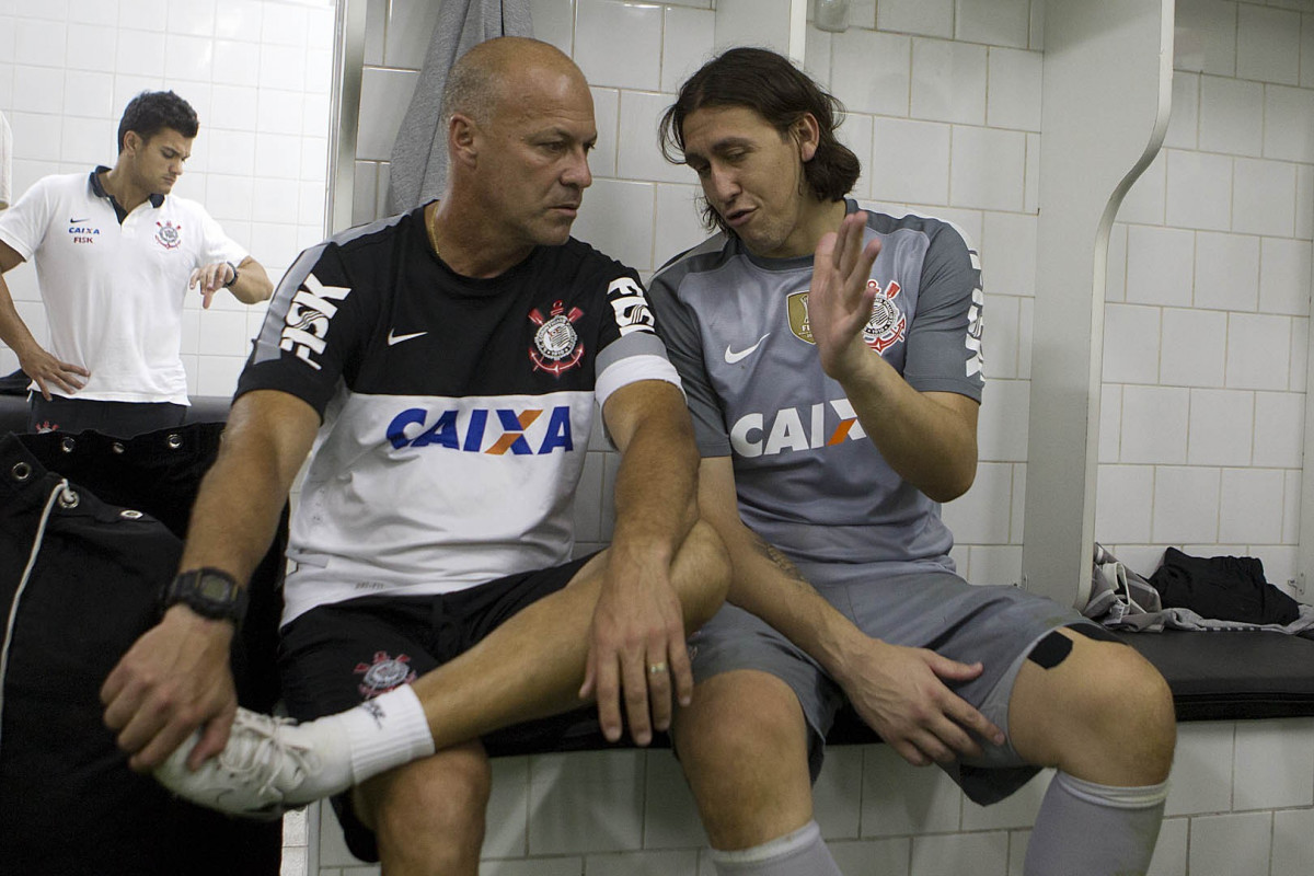 Durante a partida entre São Paulo x Corinthians realizada esta tarde no estádio do Morumbi, jogo válido pelas semifinais do Campeonato Paulista de 2013