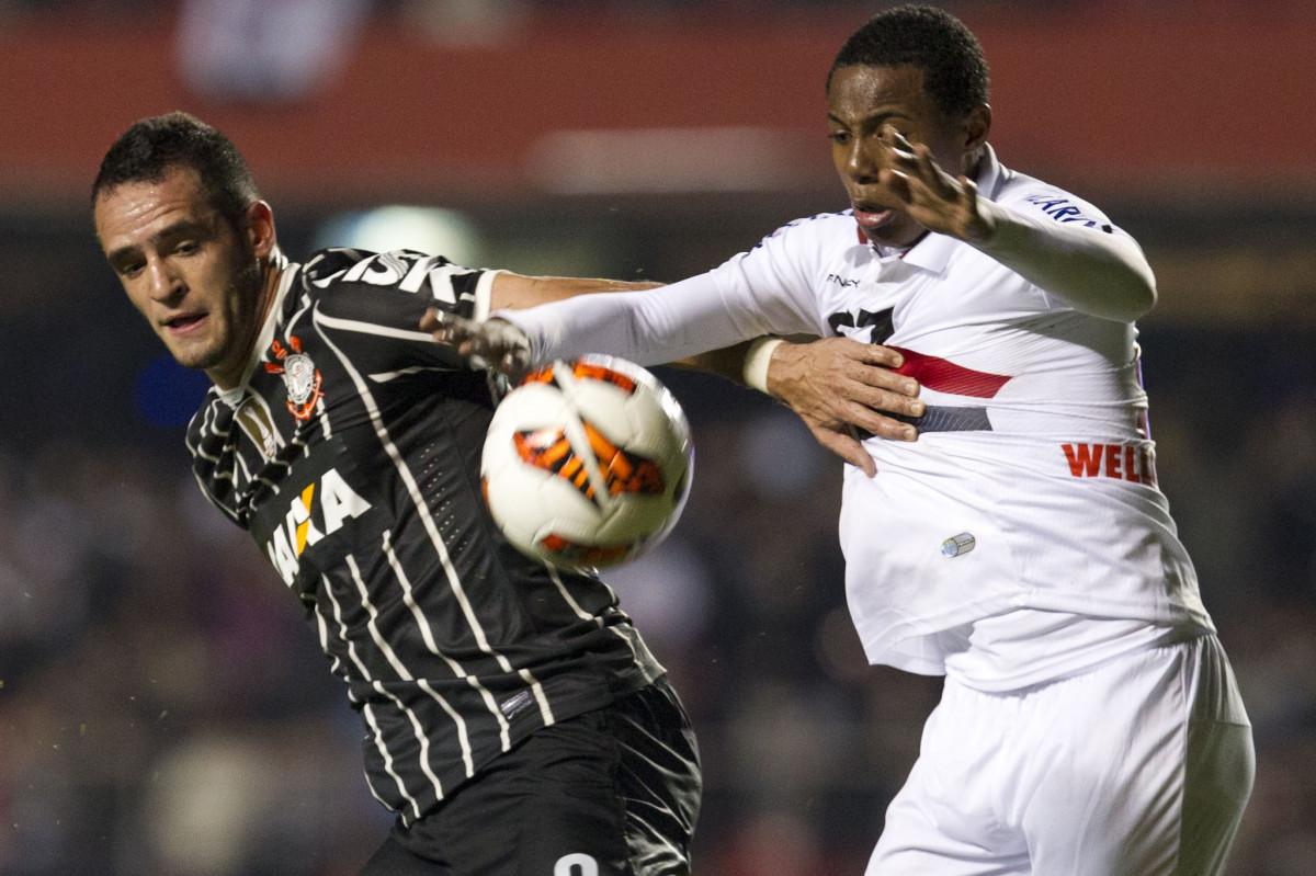 Durante a partida entre São Paulo x Corinthians, realizada esta noite no estádio do Morumbi, jogo de ida da Recopa 2013