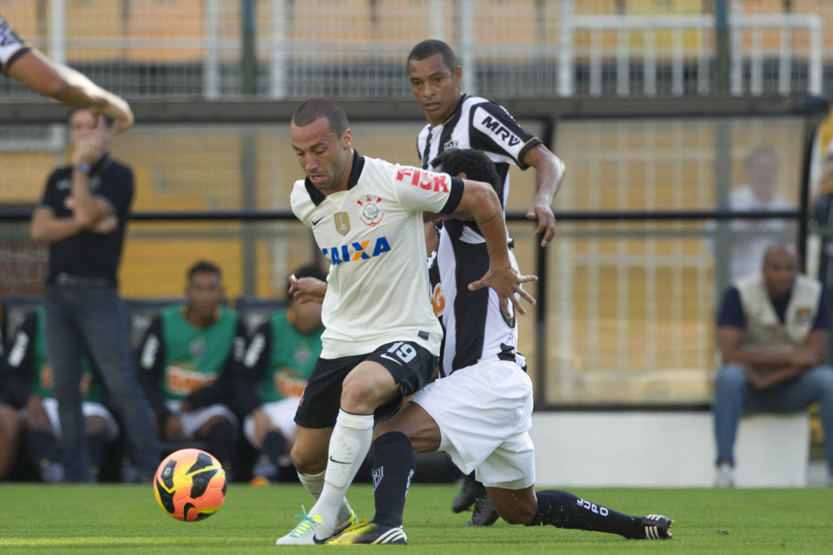 Durante a partida entre Corinthians x Atltico-MG, realizada esta tarde no estdio do Pacaembu, jogo vlido pela 7 rodada do Campeonato Brasileiro 2013