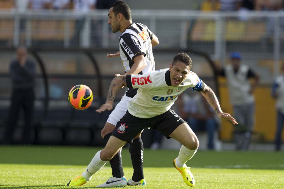 Durante a partida entre Corinthians x Atlético-MG, realizada esta tarde no estádio do Pacaembu, jogo válido pela 7ª rodada do Campeonato Brasileiro 2013