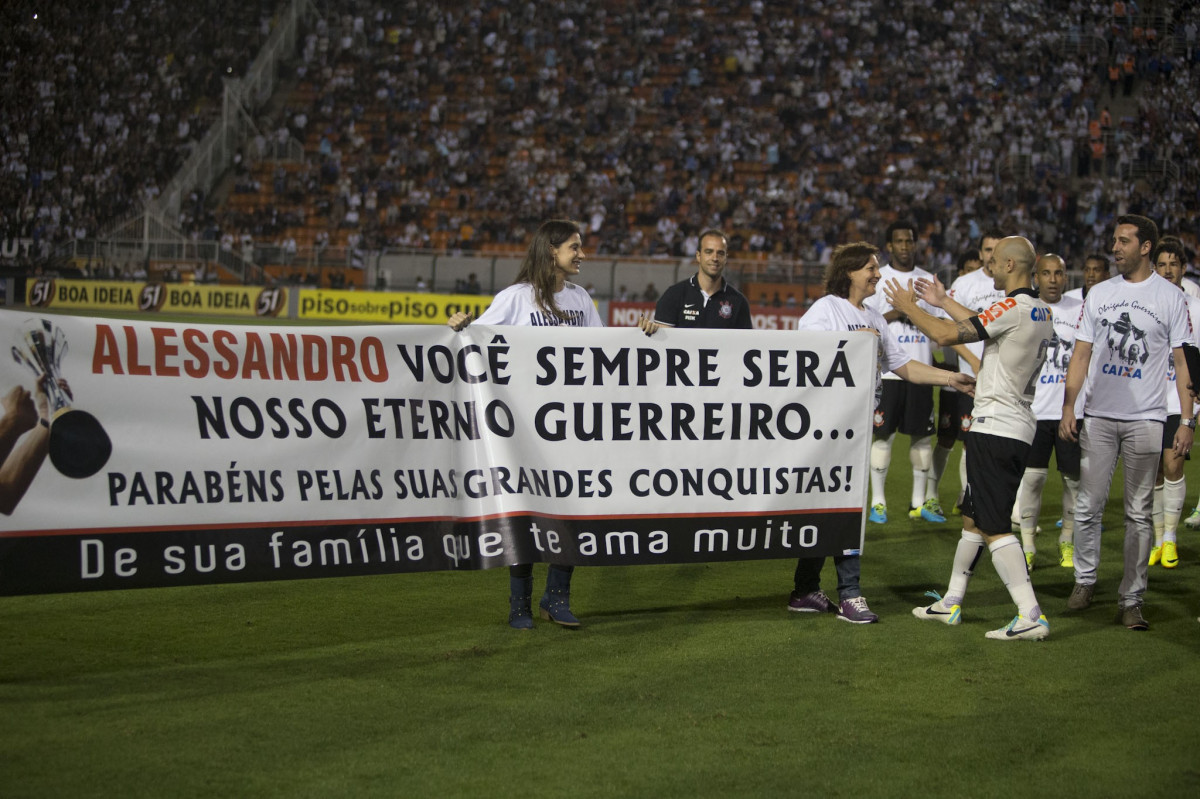Durante a partida entre Corinthians x Internacional/RS, realizada esta noite no estádio do Pacaembu, válida pela 37ª rodada do Campeonato Brasileiro de 2013